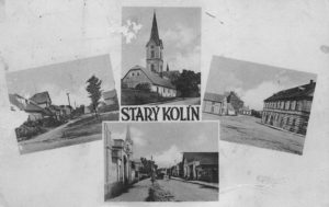 Pohlednice: Čtyři pohledy Starý Kolín 1938