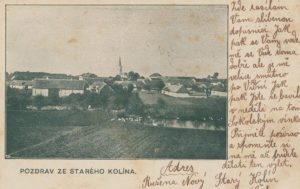 Pohlednice: Pozdrav ze Starého Kolína rok 1902